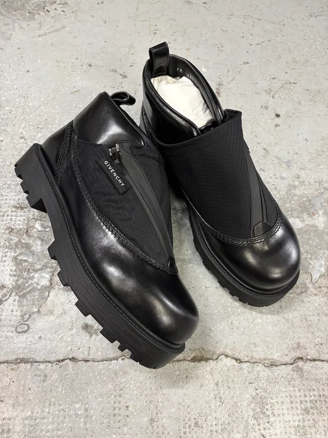 Givenchy Storm Ankle Leather Black Boots WRBNGhf 4