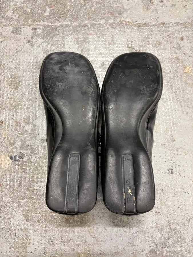 FW2000 Prada Black Pump Shoes (38eu/us5.5) GPsPVme 7