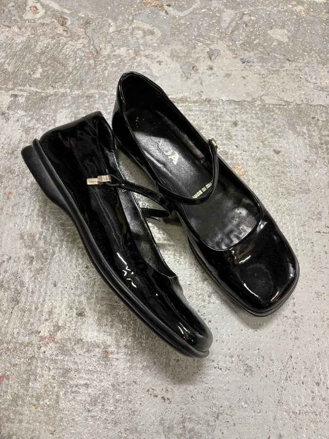 FW2000 Prada Black Pump Shoes (38eu/us5.5) GPsPVme 4
