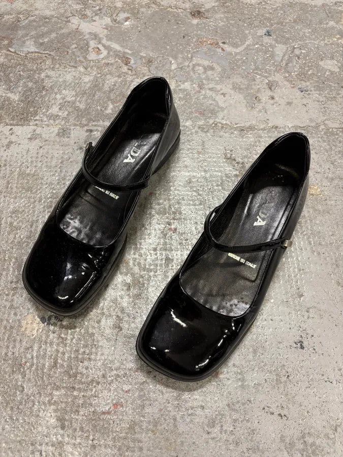 FW2000 Prada Black Pump Shoes (38eu/us5.5) GPsPVme 2