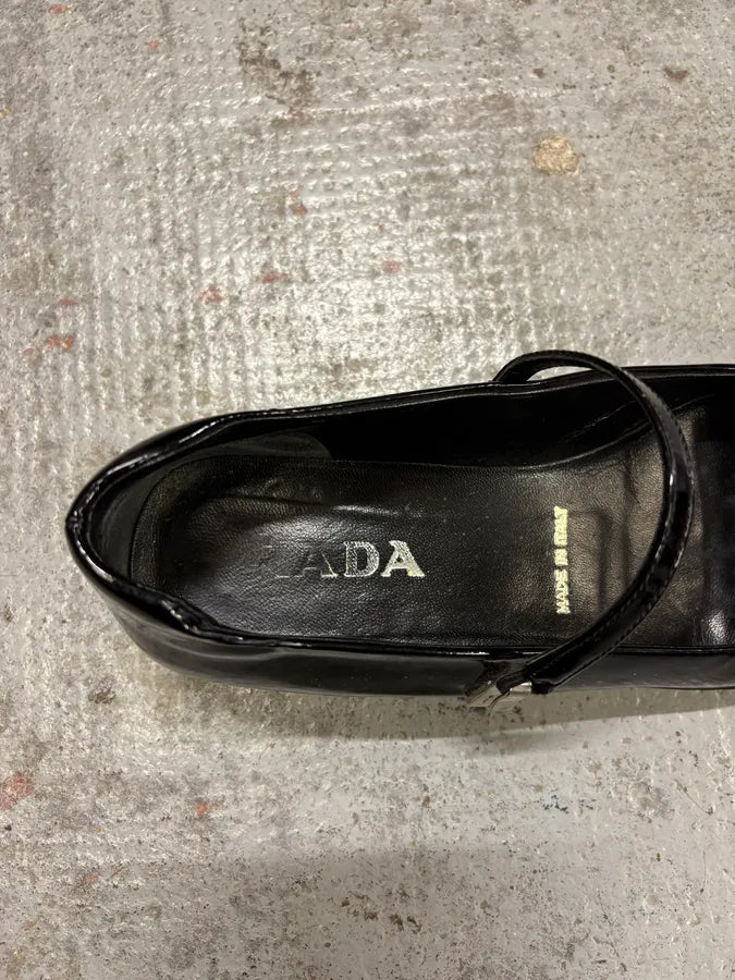 FW2000 Prada Black Pump Shoes (38eu/us5.5) GPsPVme 9