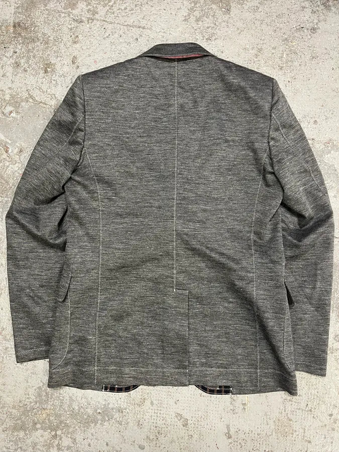 Junya Watanabe Comme des Garçons Grey Blazer Jacket kmhFoaR 6