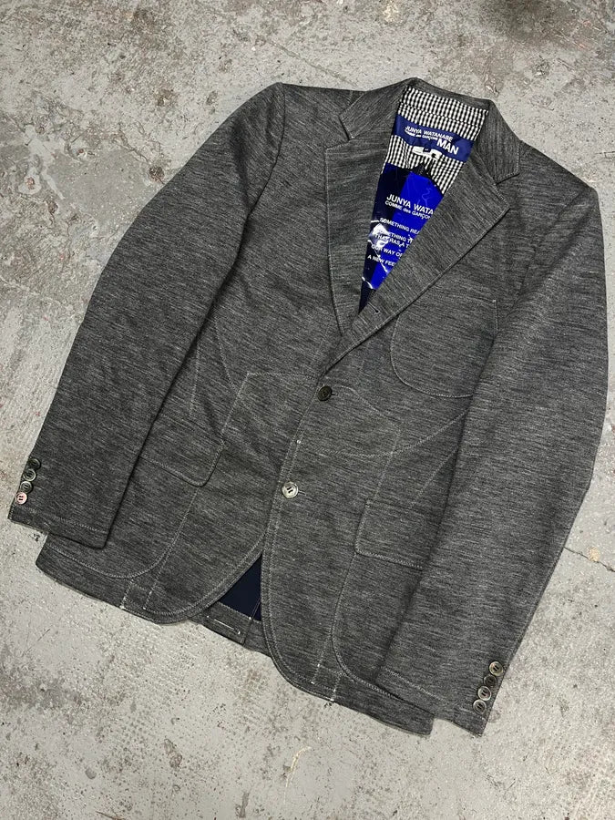 Junya Watanabe Comme des Garçons Grey Blazer Jacket (S/M) kmhFoaR 3