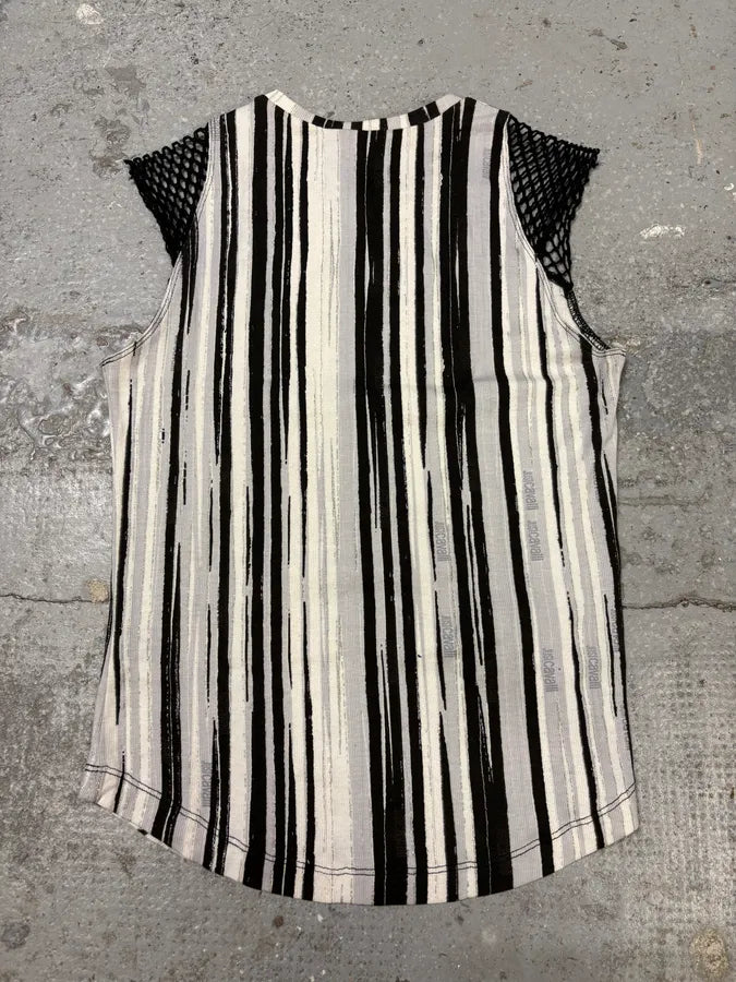2000s Cavalli Elevation Piano Black & White Tank Top (S) vTMrDtA 3