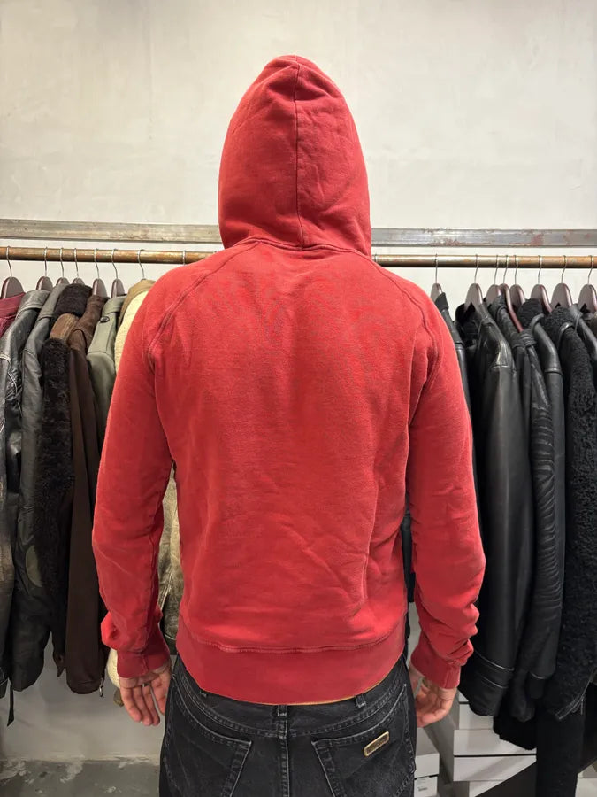 FW2005 Dsquared2 Happy Jesus Red Hoodie btsOdXY 2