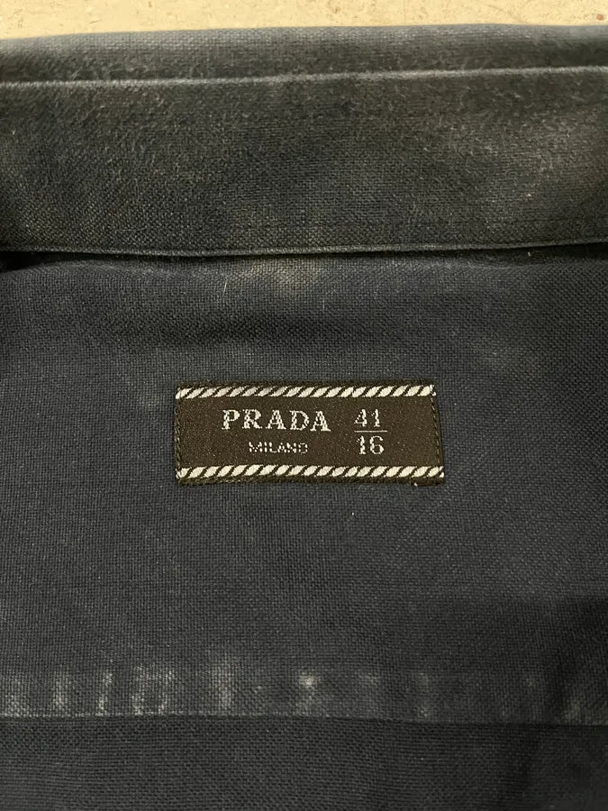 2000s Prada Navy Buttoned Shirt INVtbVN 6