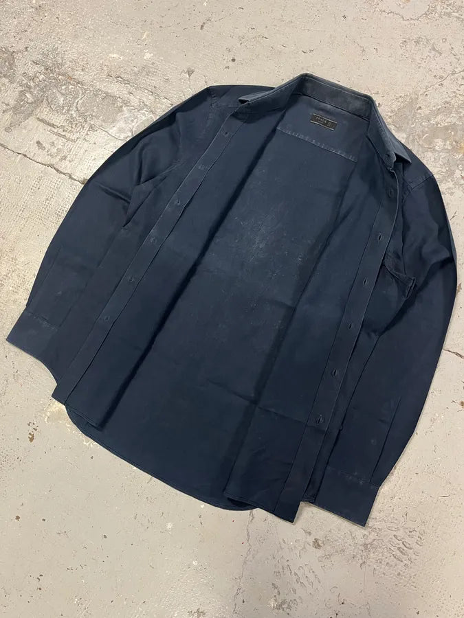 2000s Prada Navy Buttoned Shirt INVtbVN 4