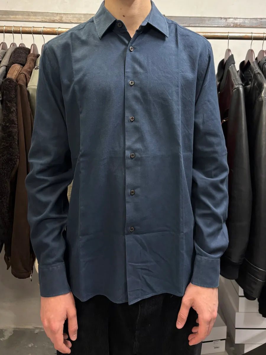 2000s Prada Navy Buttoned Shirt INVtbVN 1