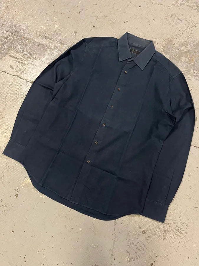 2000s Prada Navy Buttoned Shirt INVtbVN 3