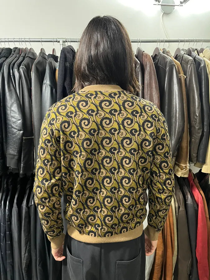 Dries Van Noten Contemporary Green Asian Sweater (M/L) KBcSMbI 2