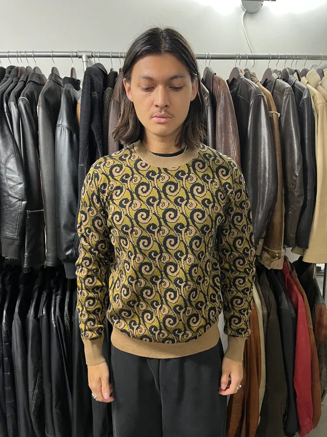 Dries Van Noten Contemporary Green Asian Sweater (M/L) KBcSMbI 1