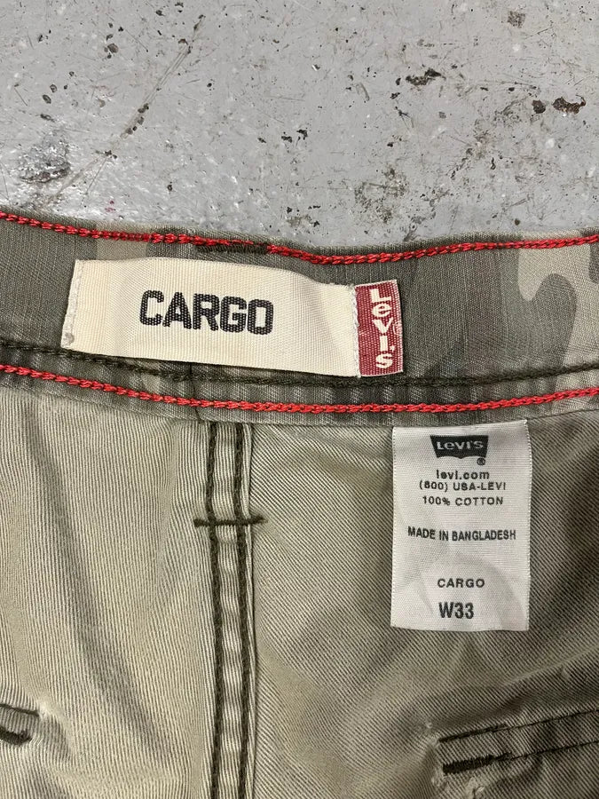 2000s Levi’s Military Camo Cargo Shorts (M/L) bTibZew 8