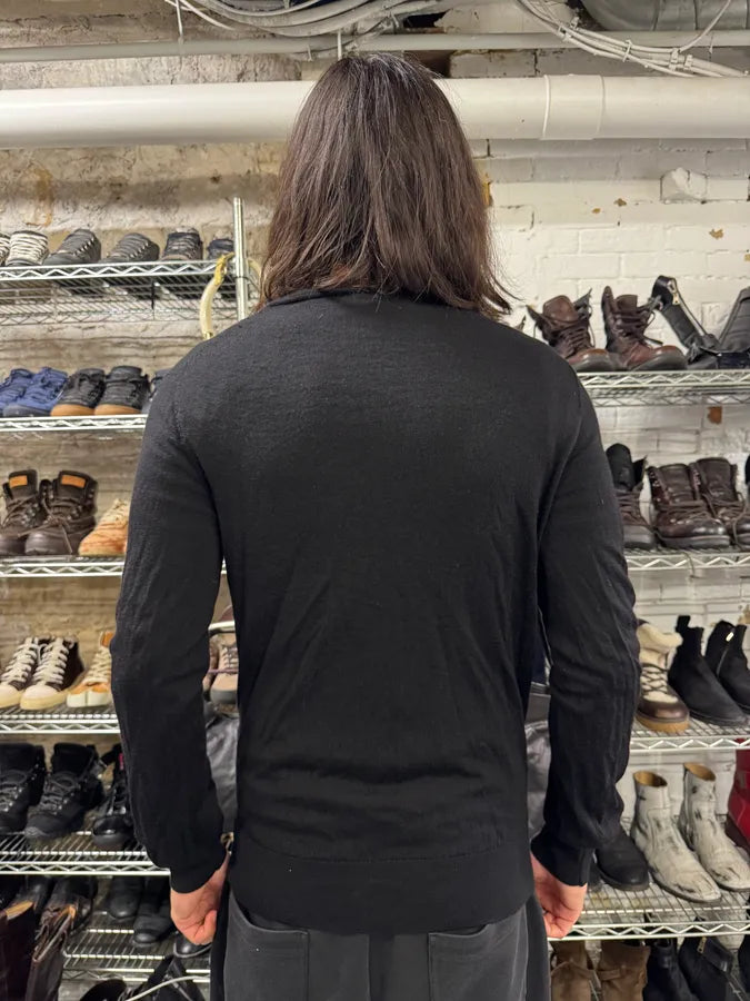 Dolce & Gabbana Minimalist Black Cardigan (S/M) gfBvOjz 2