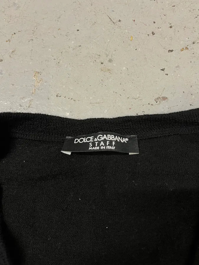 Dolce & Gabbana Minimalist Black Cardigan gfBvOjz 6
