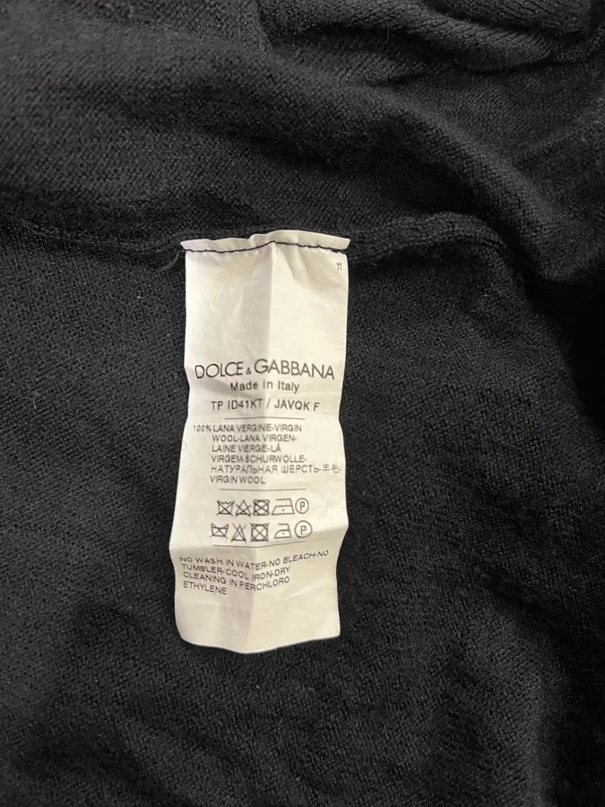 Dolce & Gabbana Minimalist Black Cardigan (S/M) gfBvOjz 7