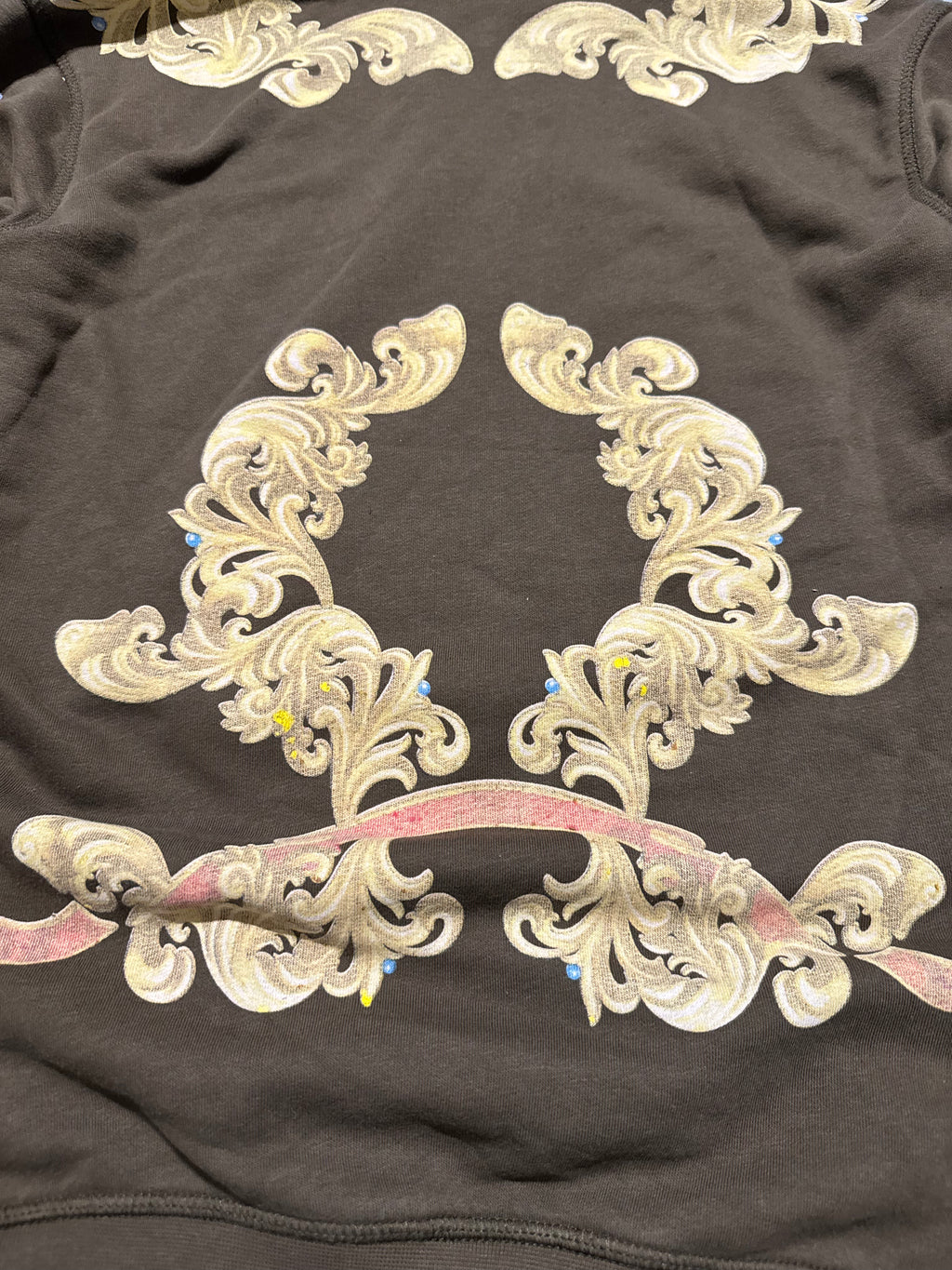 2000s Dolce & Gabbana Royal Fleur de Lys Dynasty Hoodie  (S) - 6