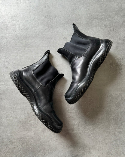 FW1999 Prada Black Leather Boots (40) - 7