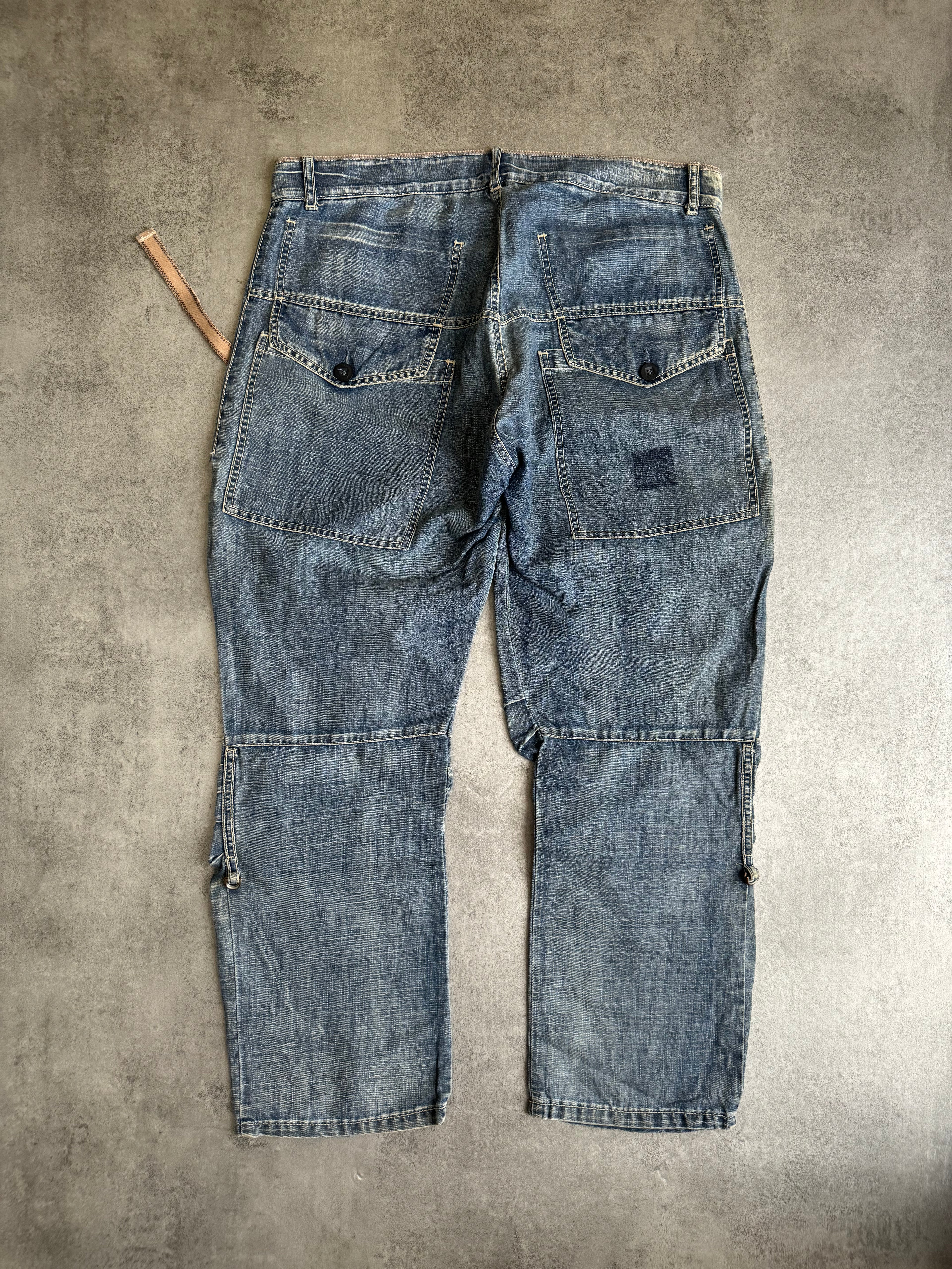 2000s Marithé + François Girbaud Washed Rebel Denim Pants (M) - 2