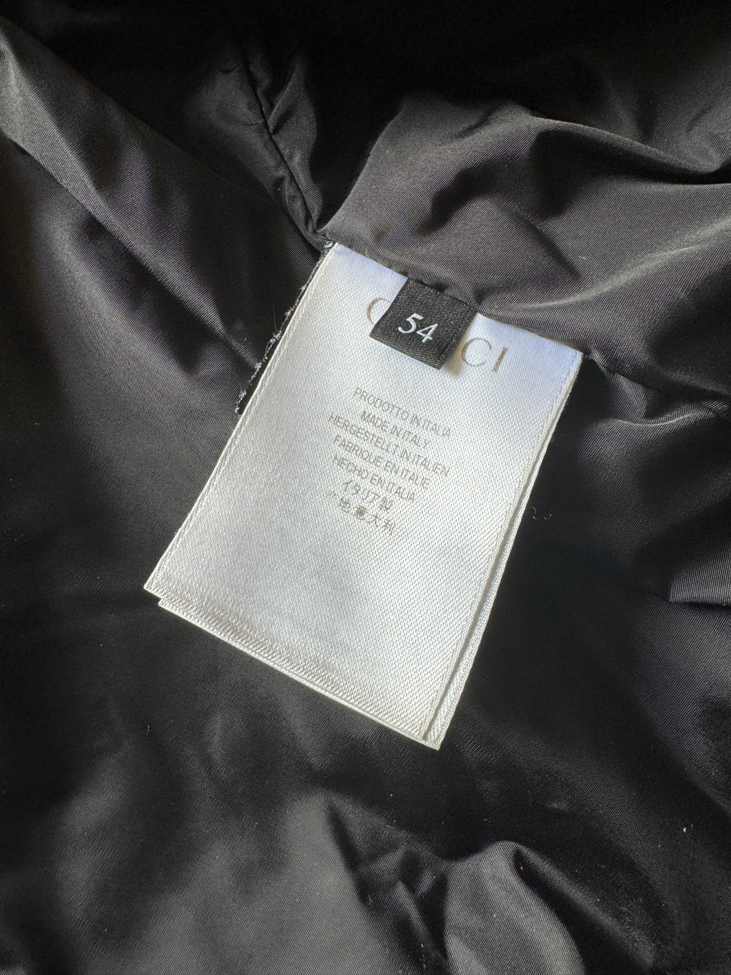 AW2009 Gucci Madonna Black Light Jacket (L) - 8