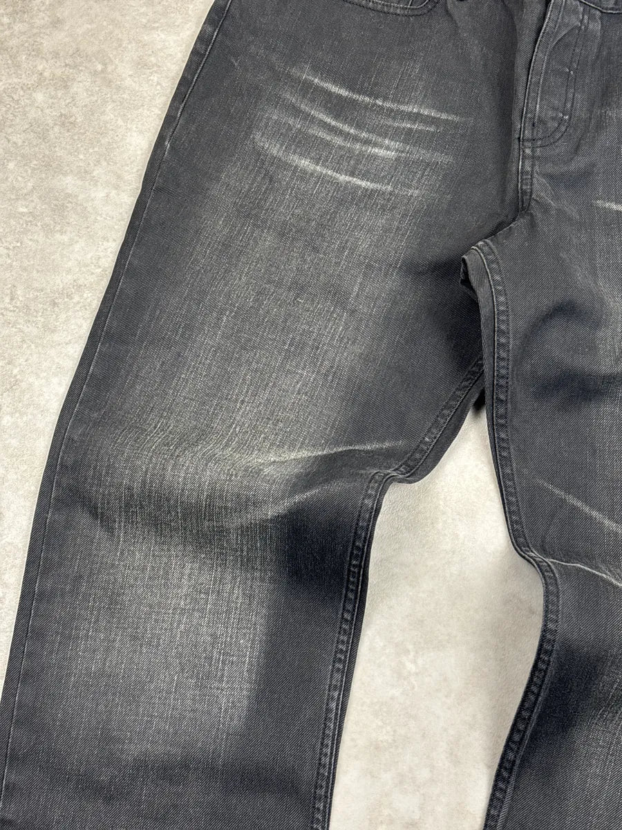 SS2011 Givenchy Black Denim Whiskered Straight-Leg Jeans by Riccardo Tisci uDoXMPHE 5