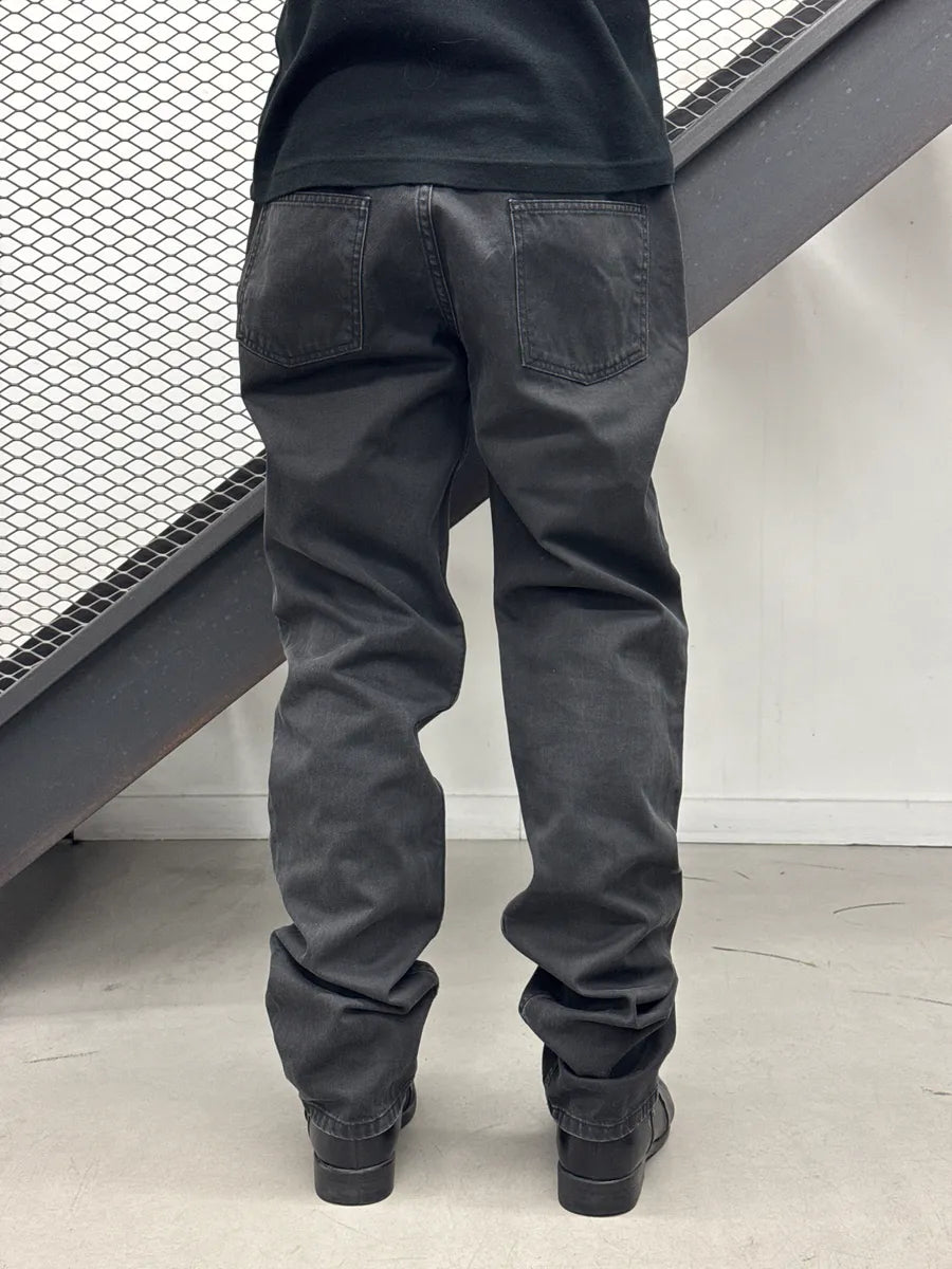 SS2011 Givenchy Black Denim Whiskered Straight-Leg Jeans by Riccardo Tisci uDoXMPHE 3