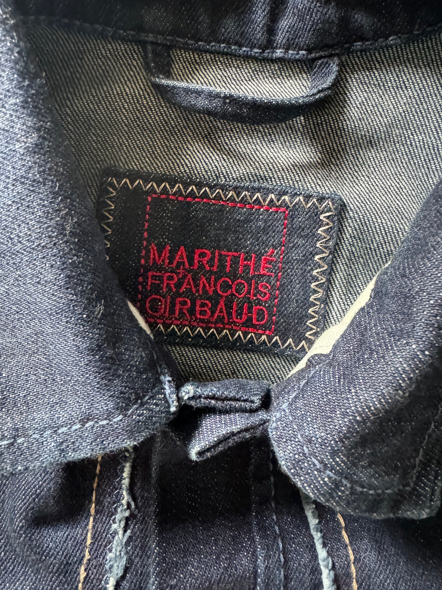 2000s Marithé + François Girbaud Modern Symmetrical Denim Jacket (S) - 7