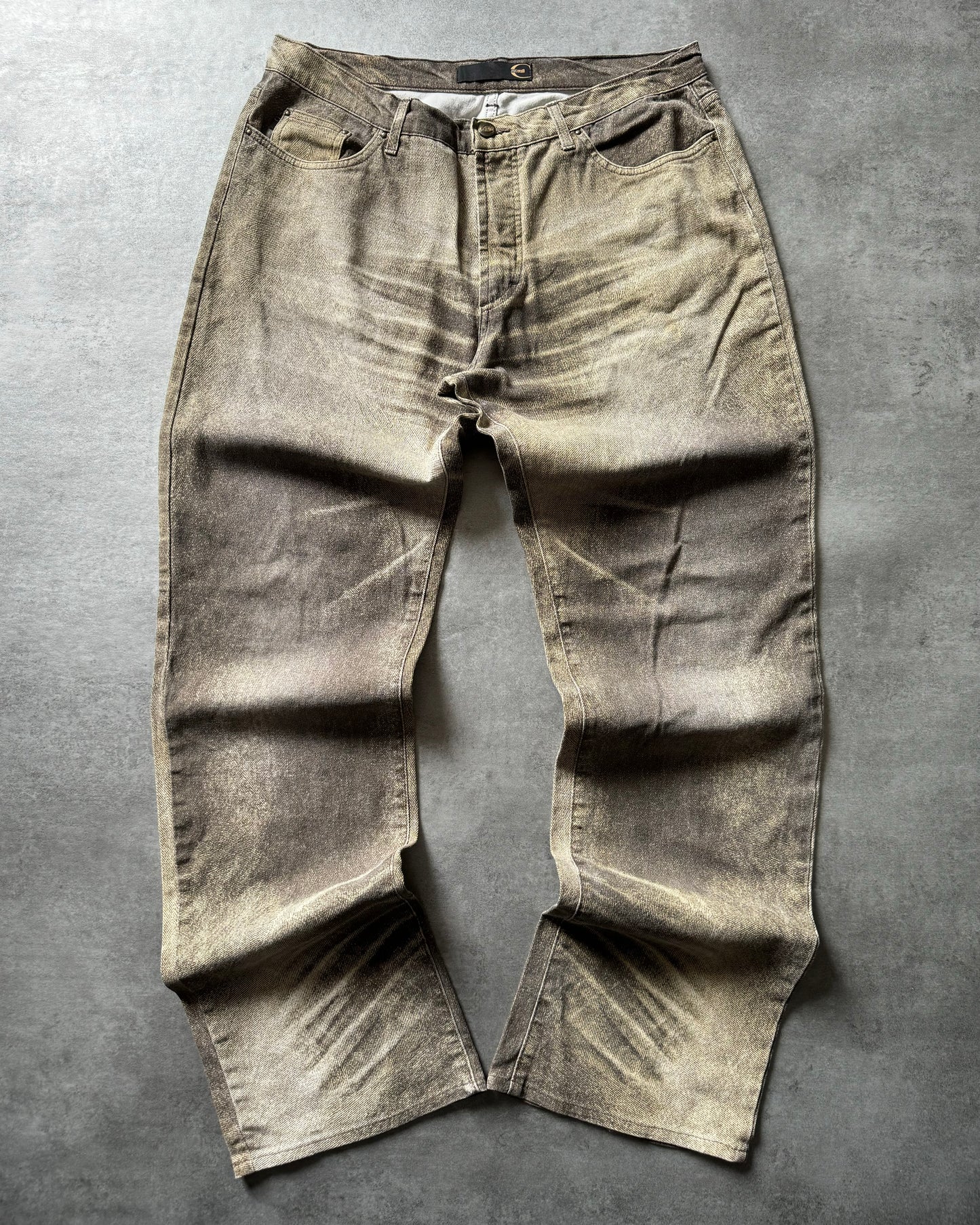 SS2004 Cavalli Faded Brown Sand Desert Pants (XL) - 5