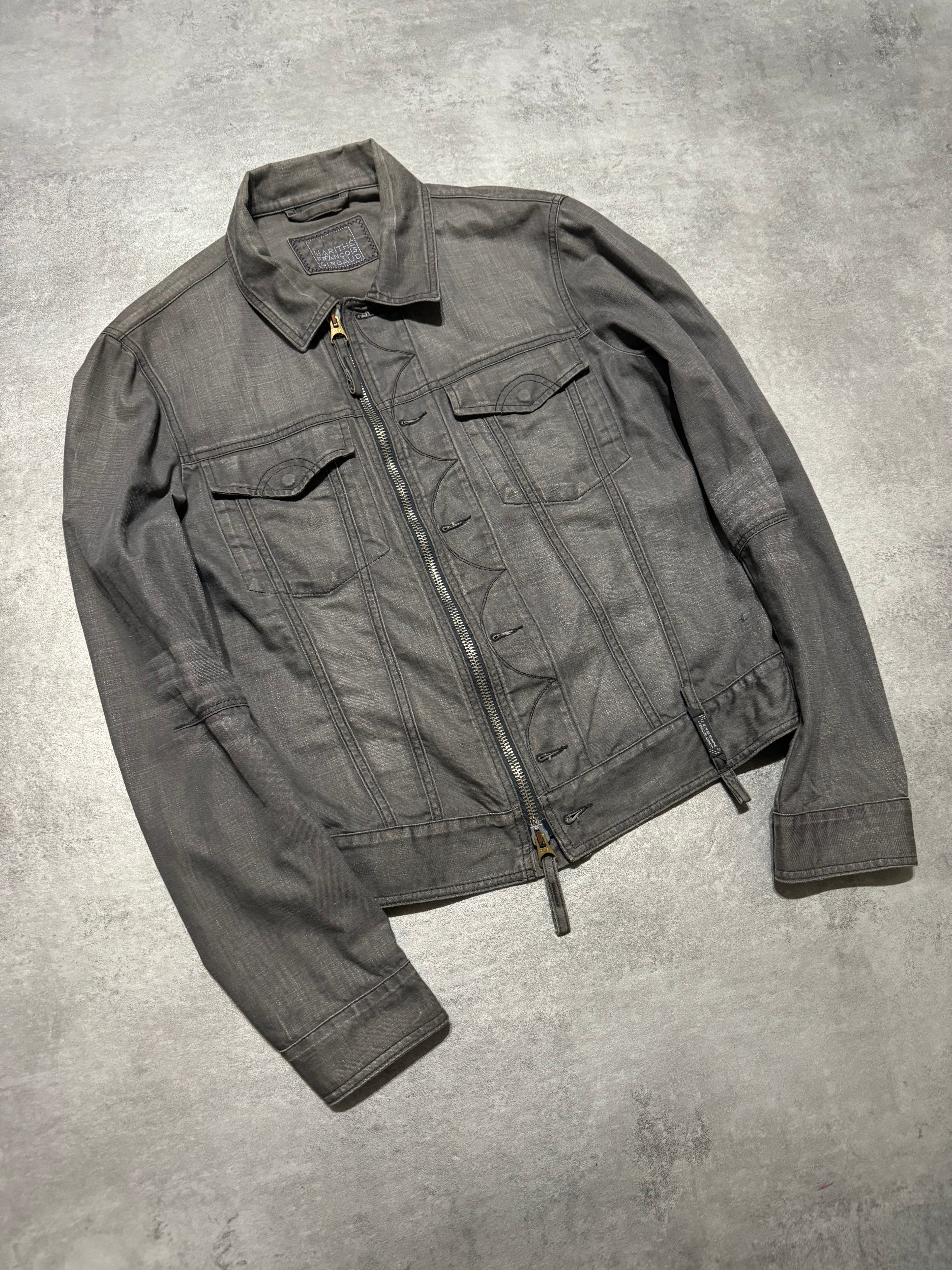 2000s Marithé + François Girbaud Grey Buttoned Jacket  (S) - 2