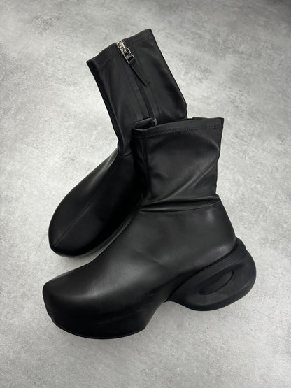 SS2023 Givenchy G Clog Black Lambskin Ankle Boots (45) - 9