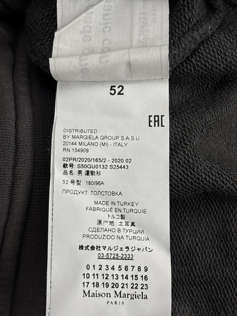 AW2020 Maison Margiela Grey Stereotype Patch Hoodie uPrqPrgU 12