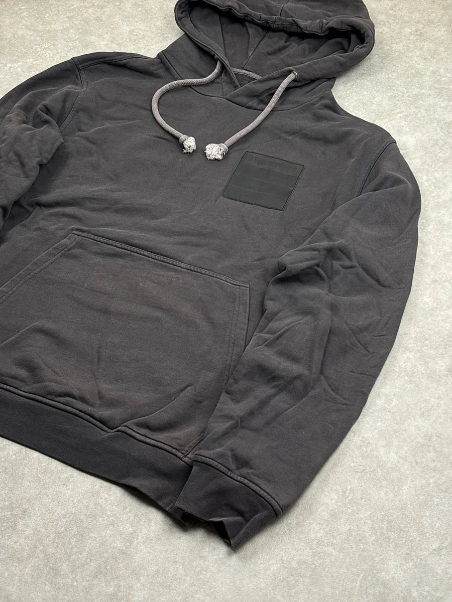AW2020 Maison Margiela Grey Stereotype Patch Hoodie uPrqPrgU 3