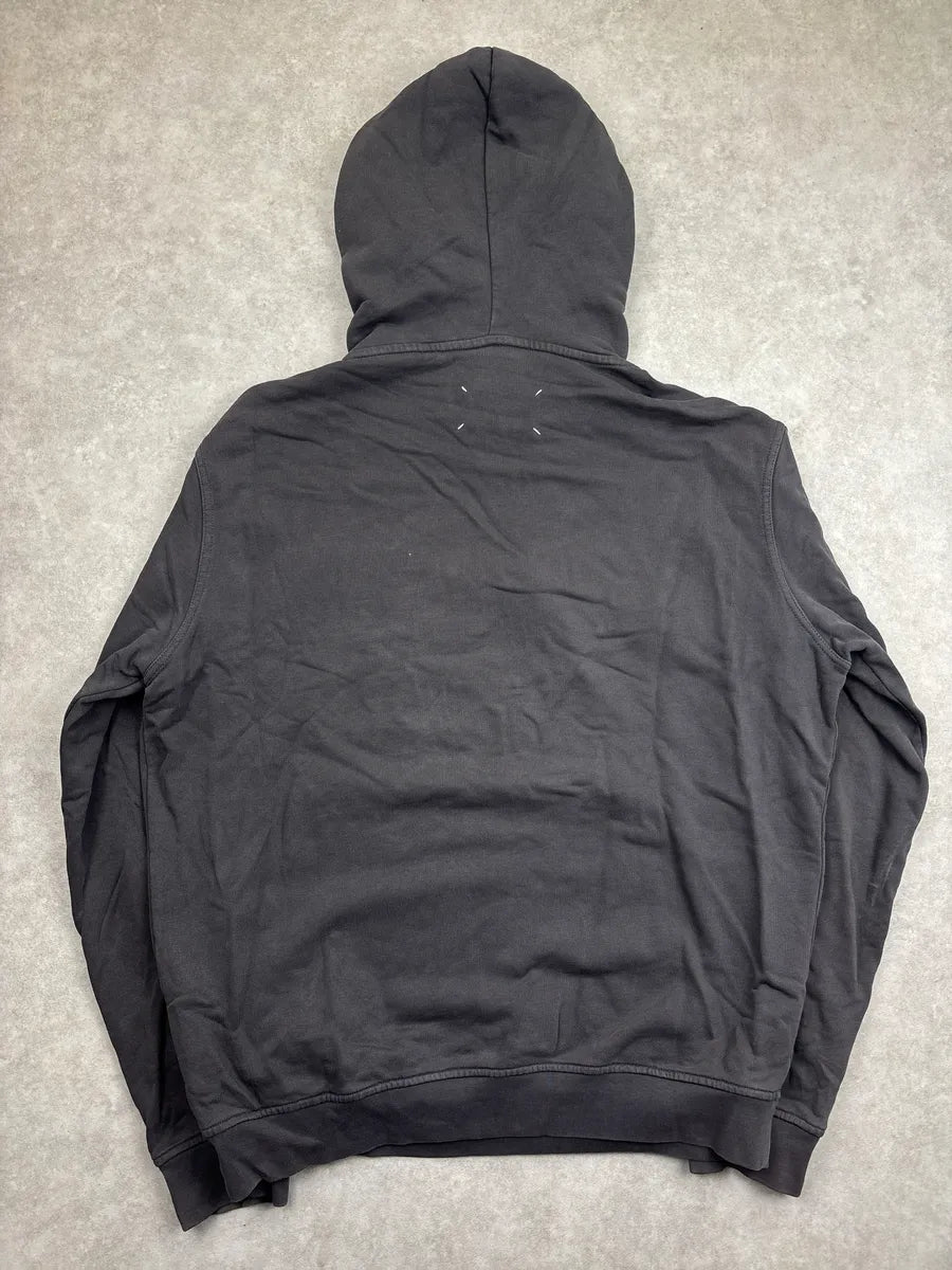 AW2020 Maison Margiela Grey Stereotype Patch Hoodie uPrqPrgU 4