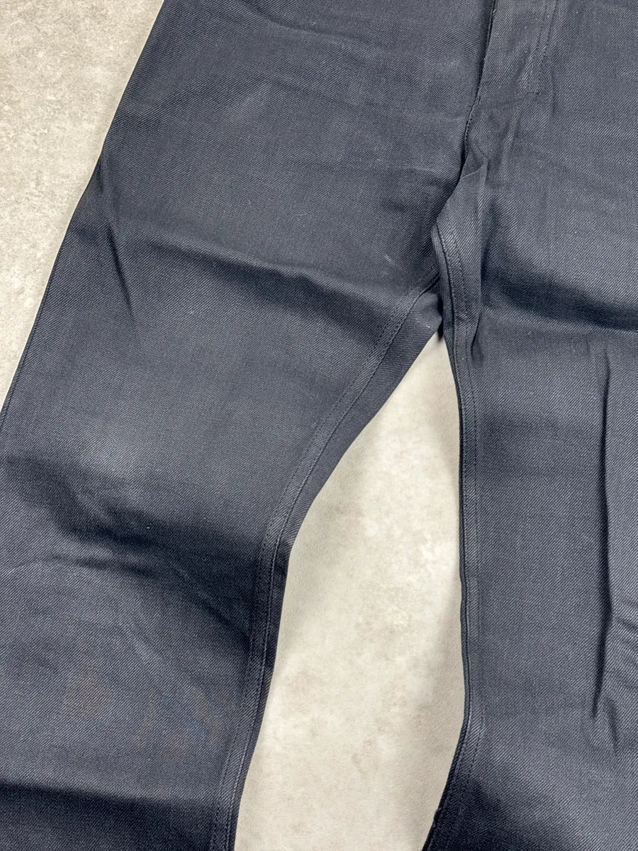 AW2011 Yves Saint Laurent Black Denim Logo Sample Jeans uXlEGtPe 5