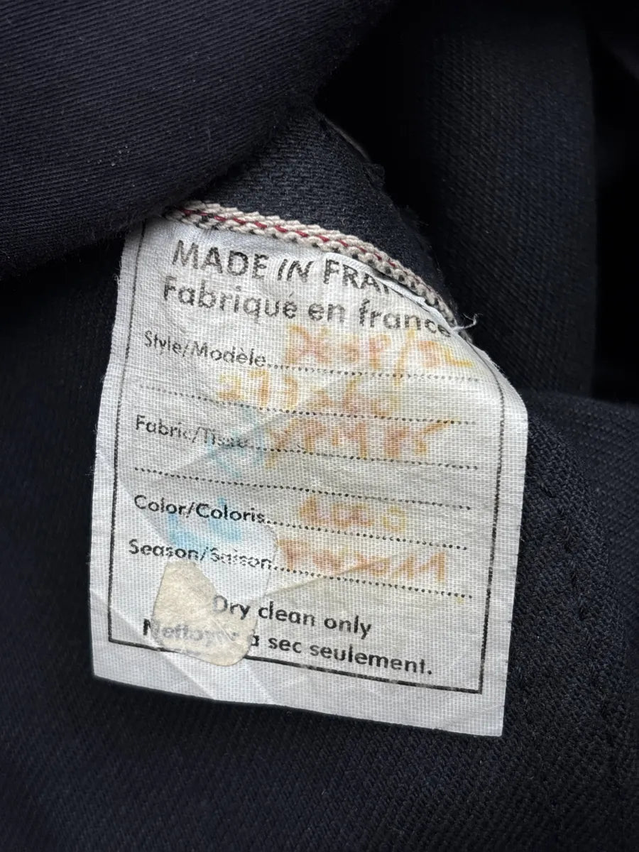 AW2011 Yves Saint Laurent Black Denim Logo Sample Jeans uXlEGtPe 12