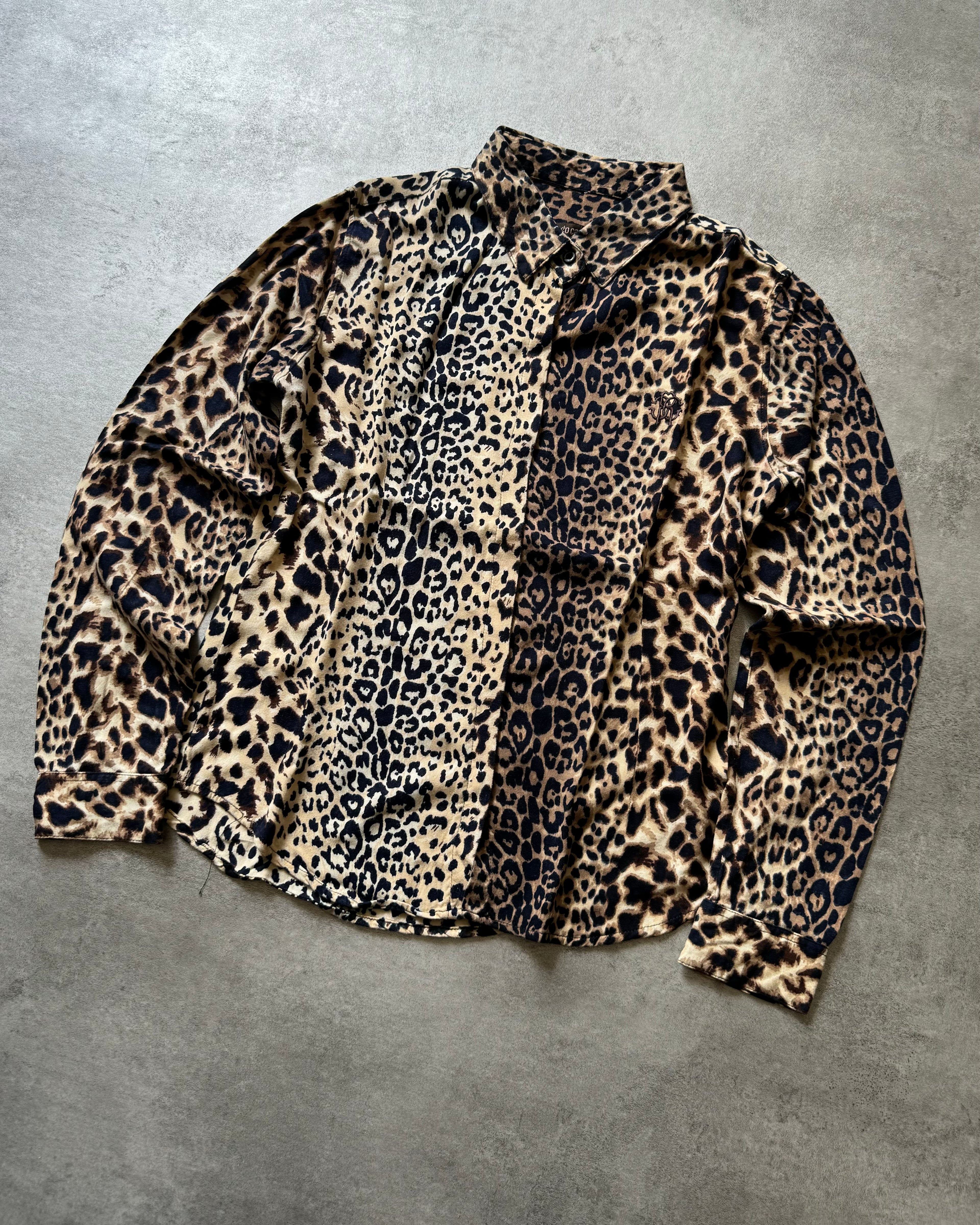 2000s Roberto Cavalli Jaguar Shirt (S) - 5