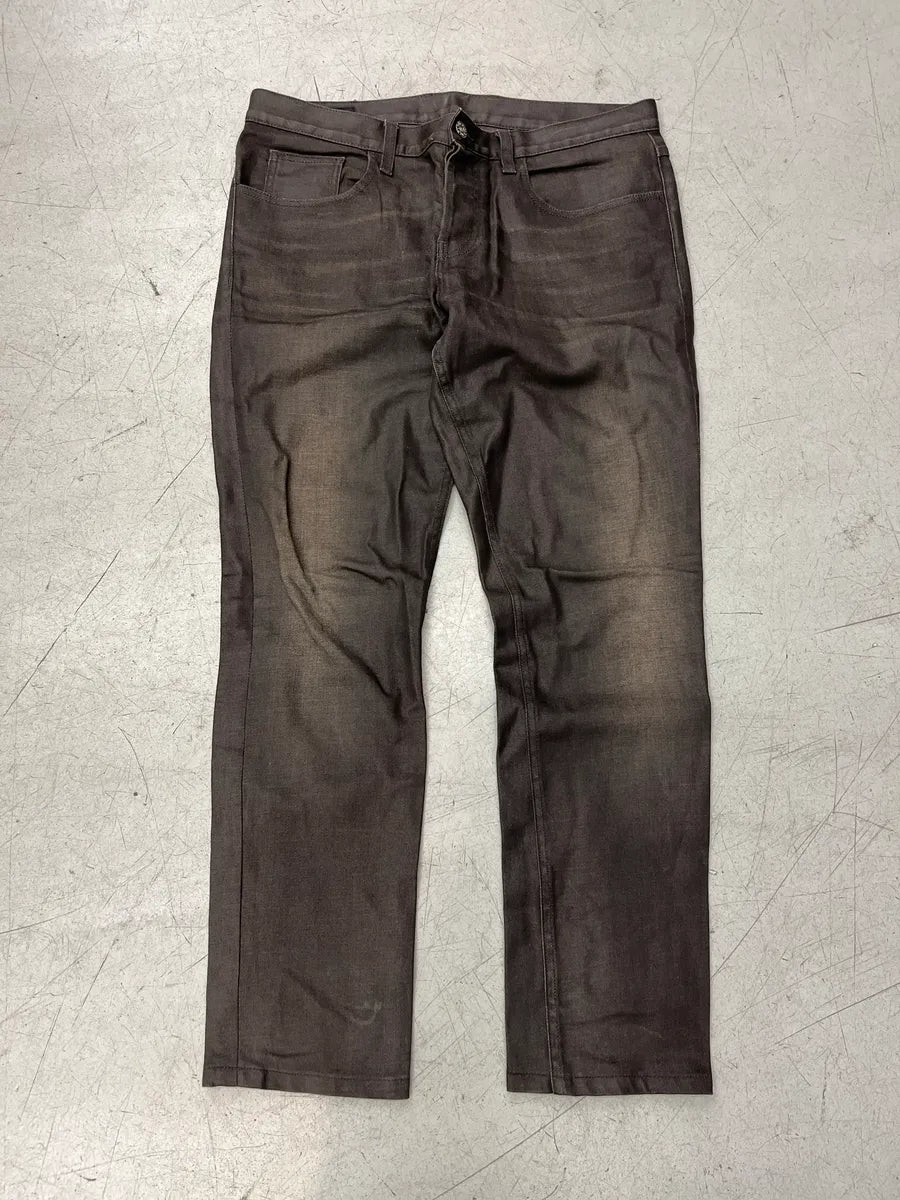 Gucci Brown Faded Skinny Denim Jeans ucRcVsnR 5