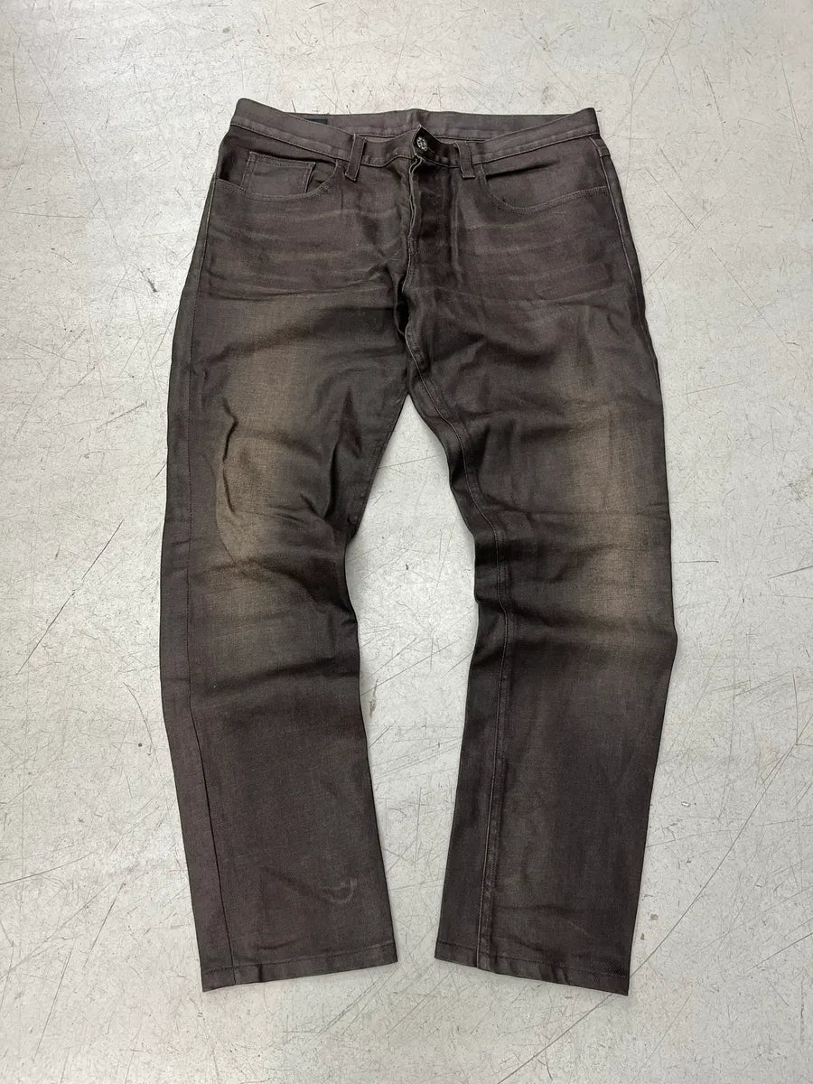 Gucci Brown Faded Skinny Denim Jeans ucRcVsnR 0