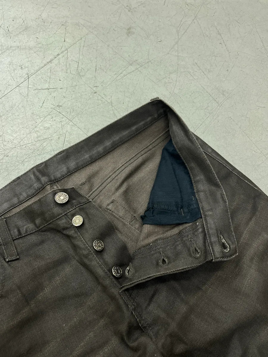 Gucci Brown Faded Skinny Denim Jeans ucRcVsnR 9