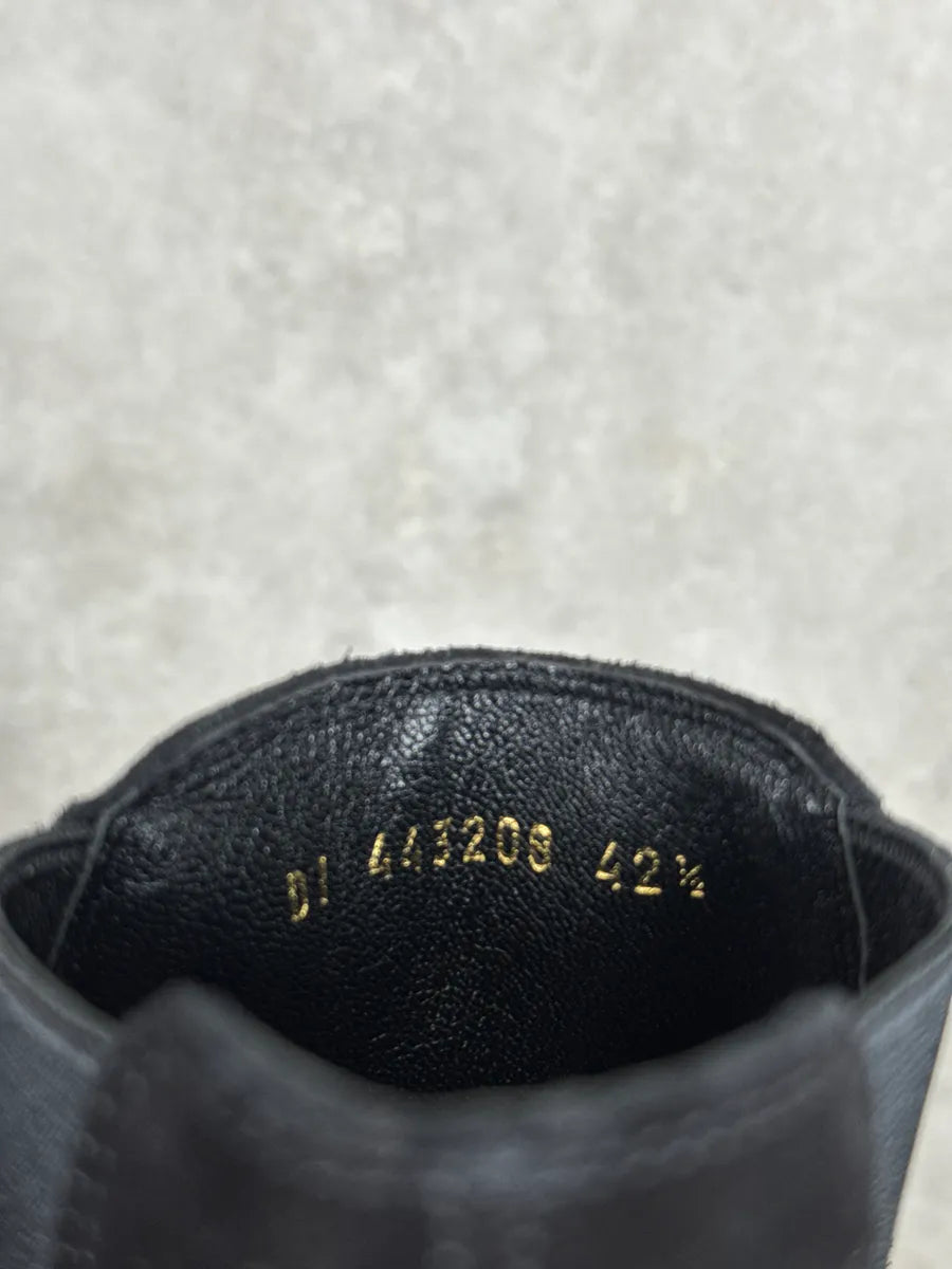 2010s Saint Laurent Paris Black Suede Chelsea Boots udorQZvv 8
