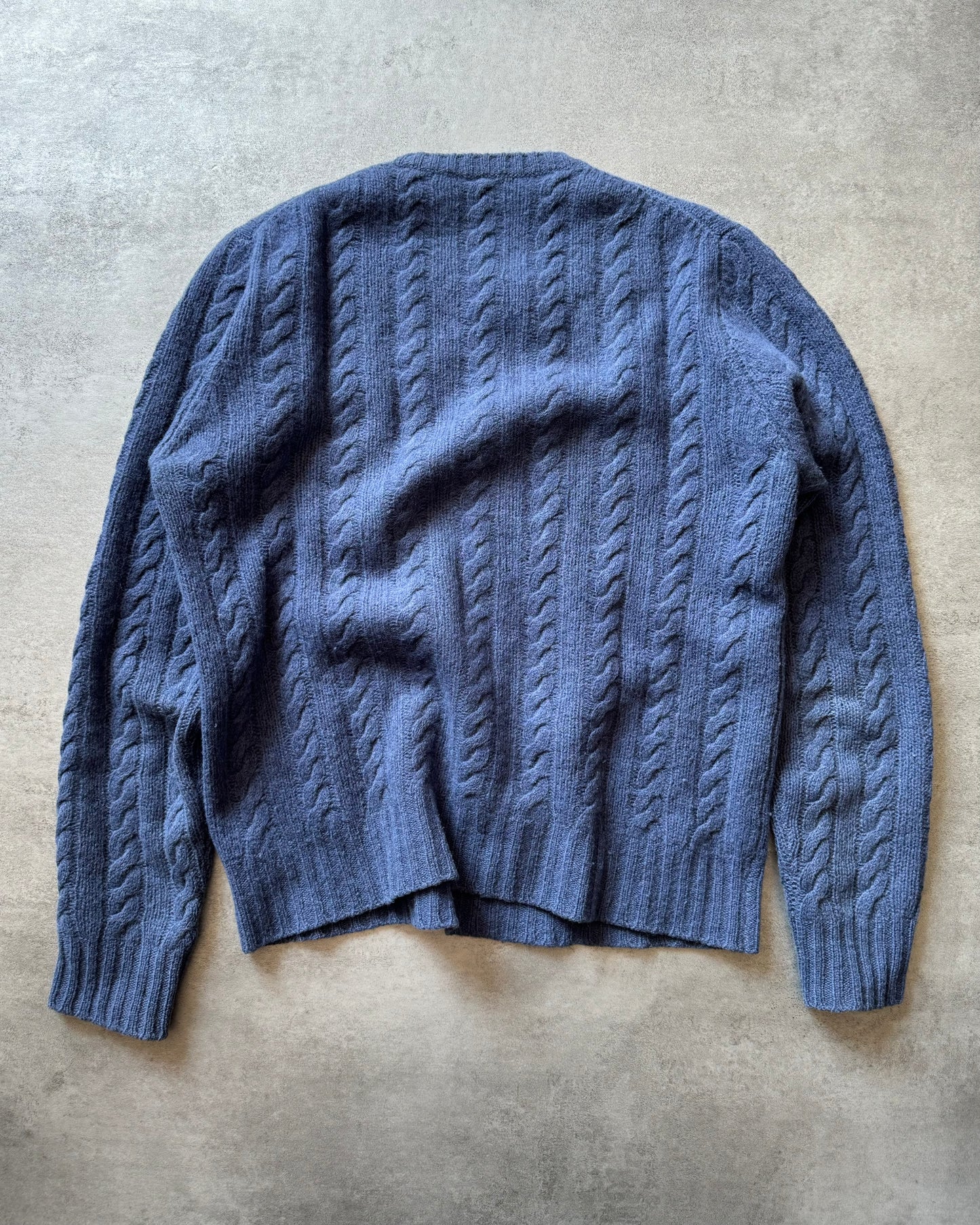 Prada Blue Elegant Wool Sweater (S) - 2