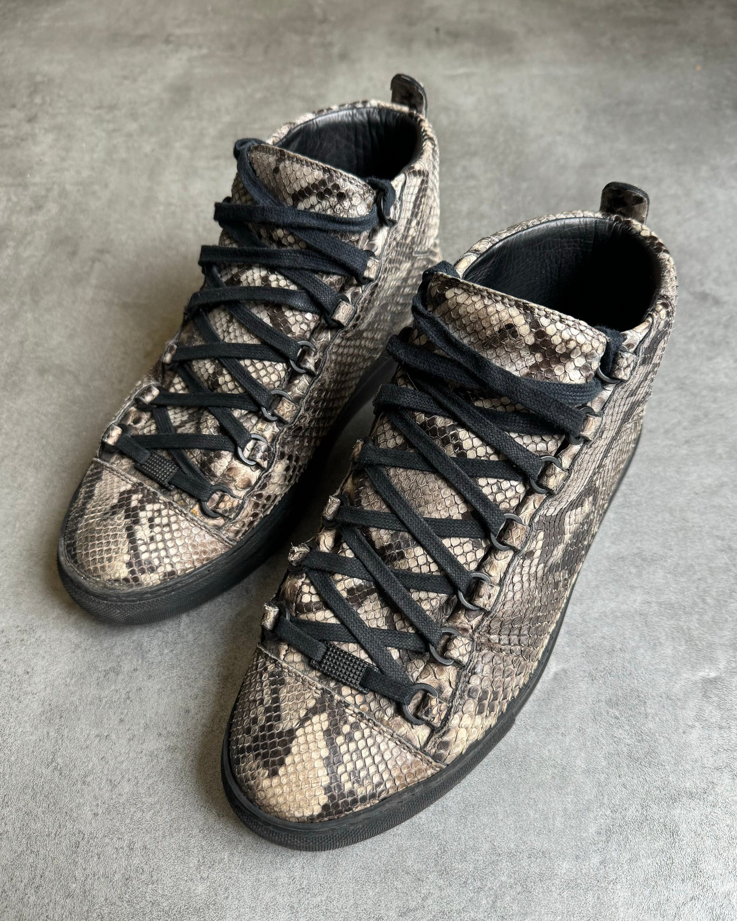 AW2016 Balenciaga Arena High Python Leather (41) - 2