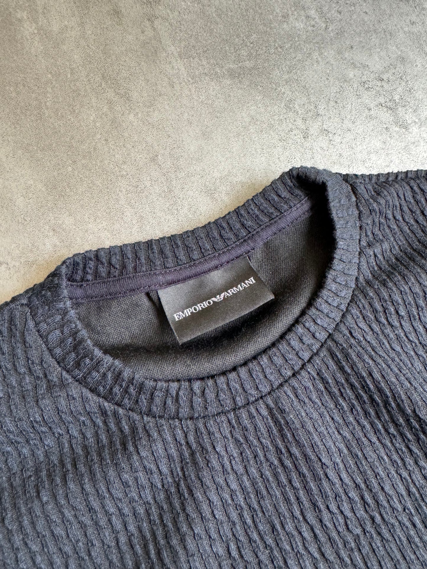 SS2020 Emporio Armani Navy Cozy Sweater (S) - 7