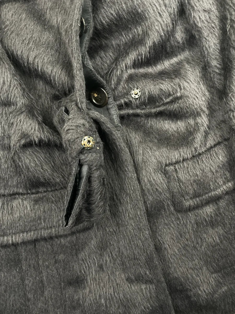 AW2004 Gucci Dark Grey Alpaca Wool Belted Coat by Tom Ford umeAGWfr 8