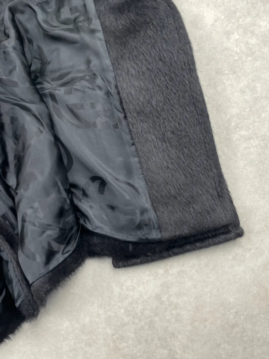 AW2004 Gucci Dark Grey Alpaca Wool Belted Coat by Tom Ford umeAGWfr 5