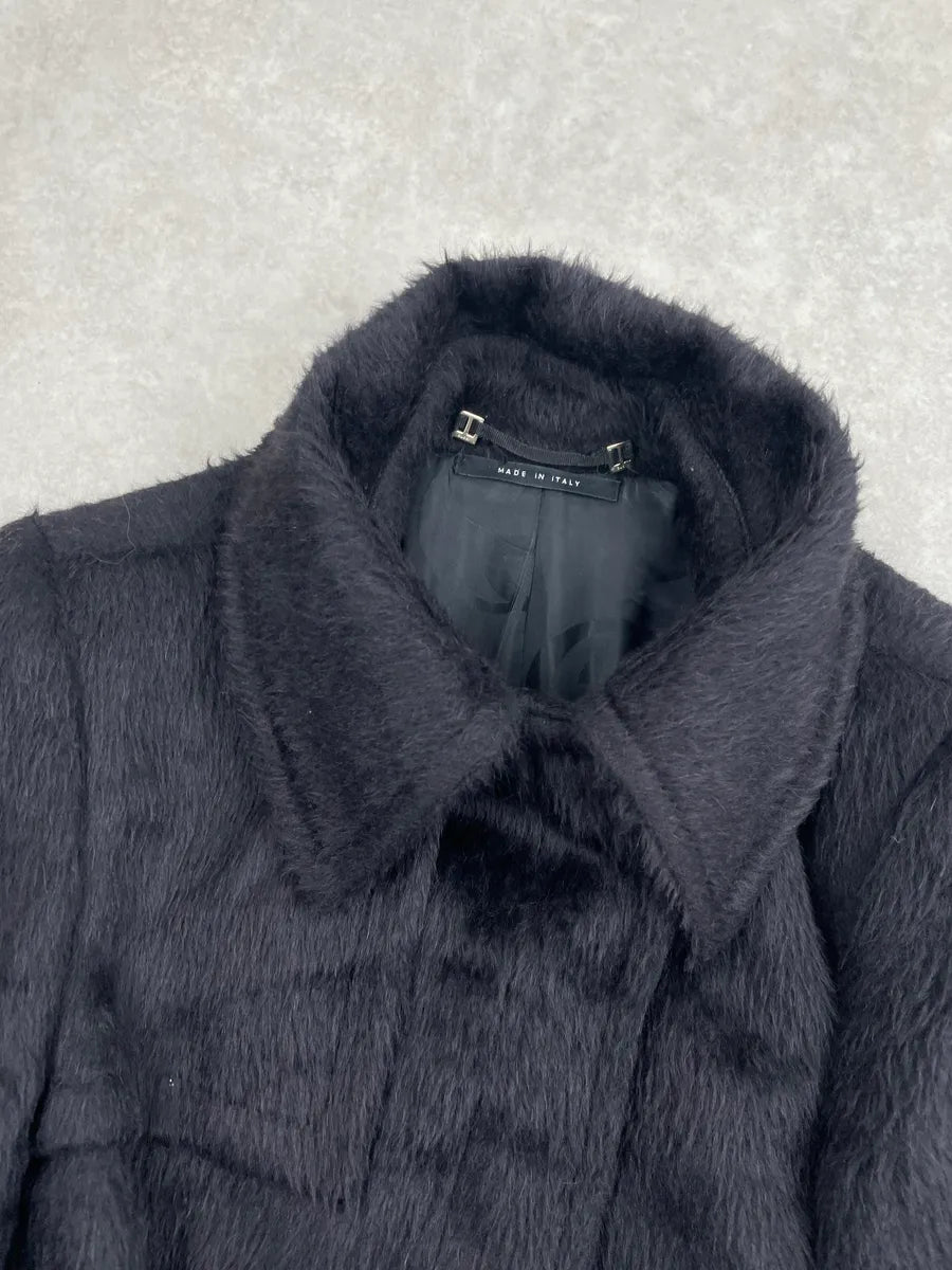 AW2004 Gucci Dark Grey Alpaca Wool Belted Coat by Tom Ford umeAGWfr 6