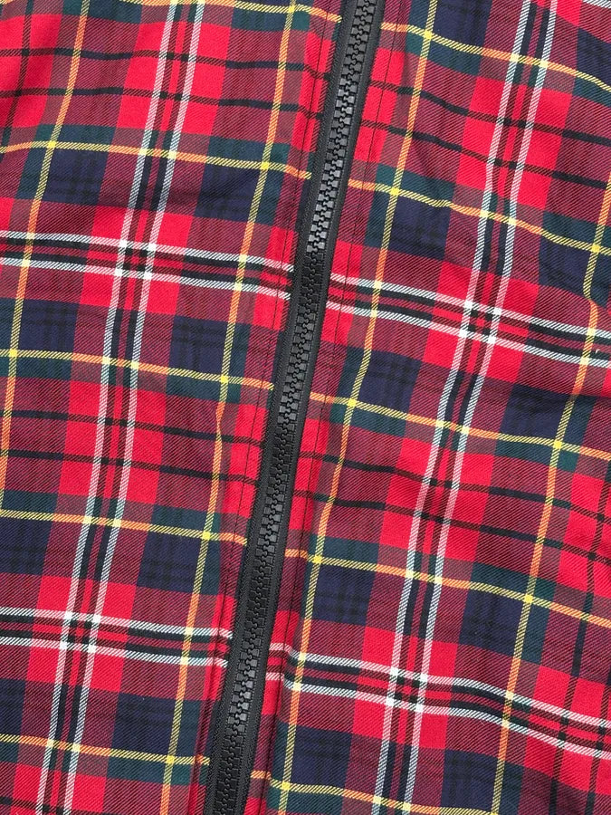 Undercover Red Reversible Plaid Tartan Bomber Jacket lneLxTy 11