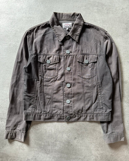 1990s Armani Grey Light Trucker Jacket  (M) - 1