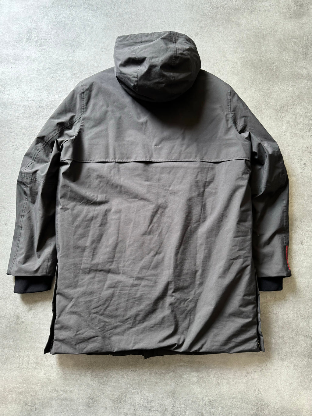 2000s Prada Linea Rossa Long Grey Jacket  (L) - 5