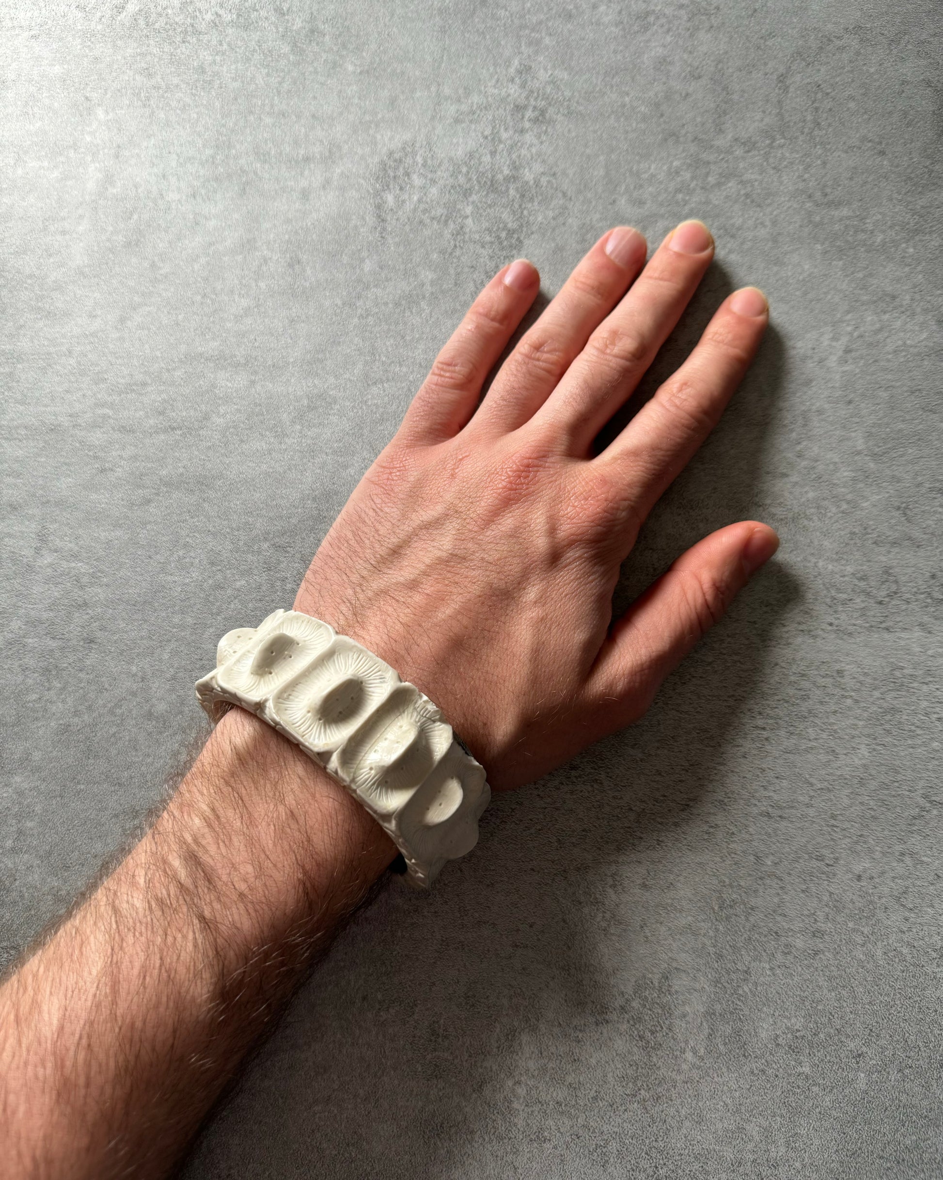 SS2005 Helmut Lang Alligator Resin Bracelet (OS) - 4