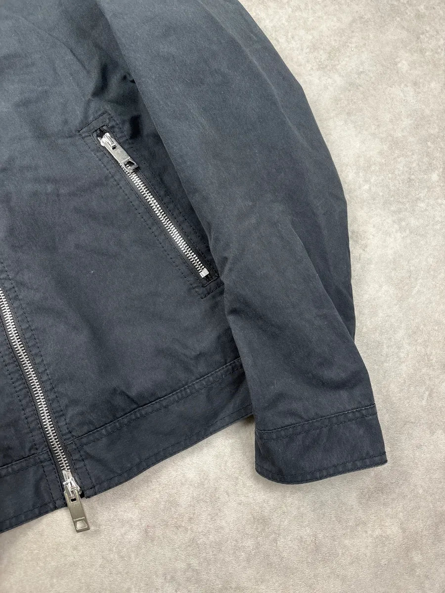 2010s Burberry Black Minimalist Zip-up Jacket uzIrdNpC 7